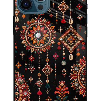 Boho Noir iPhone 12 Pro Max Glass Case