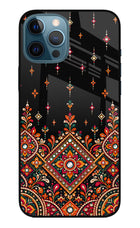 Noir Mehfil iPhone 12 Pro Max Glass Case