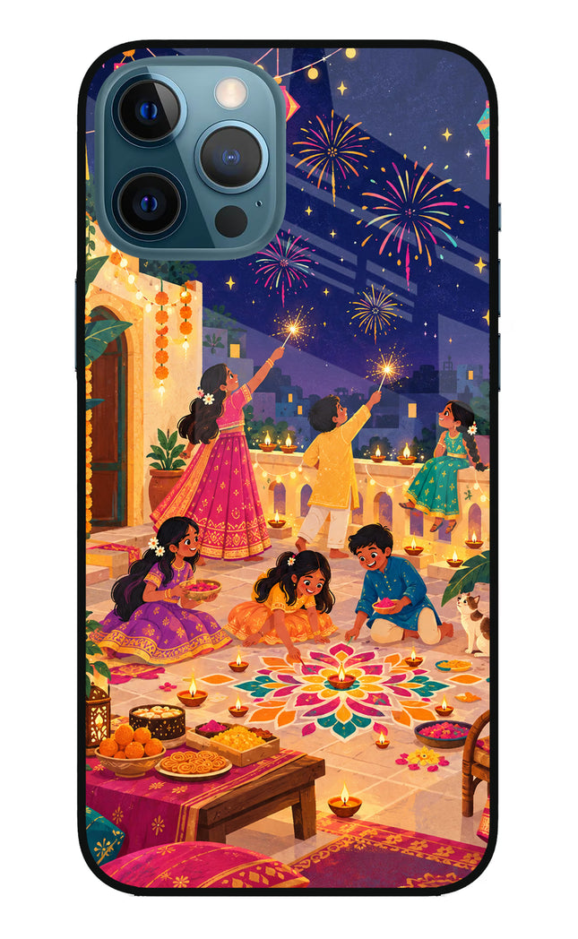 Diwali Night iPhone 12 Pro Max Glass Case
