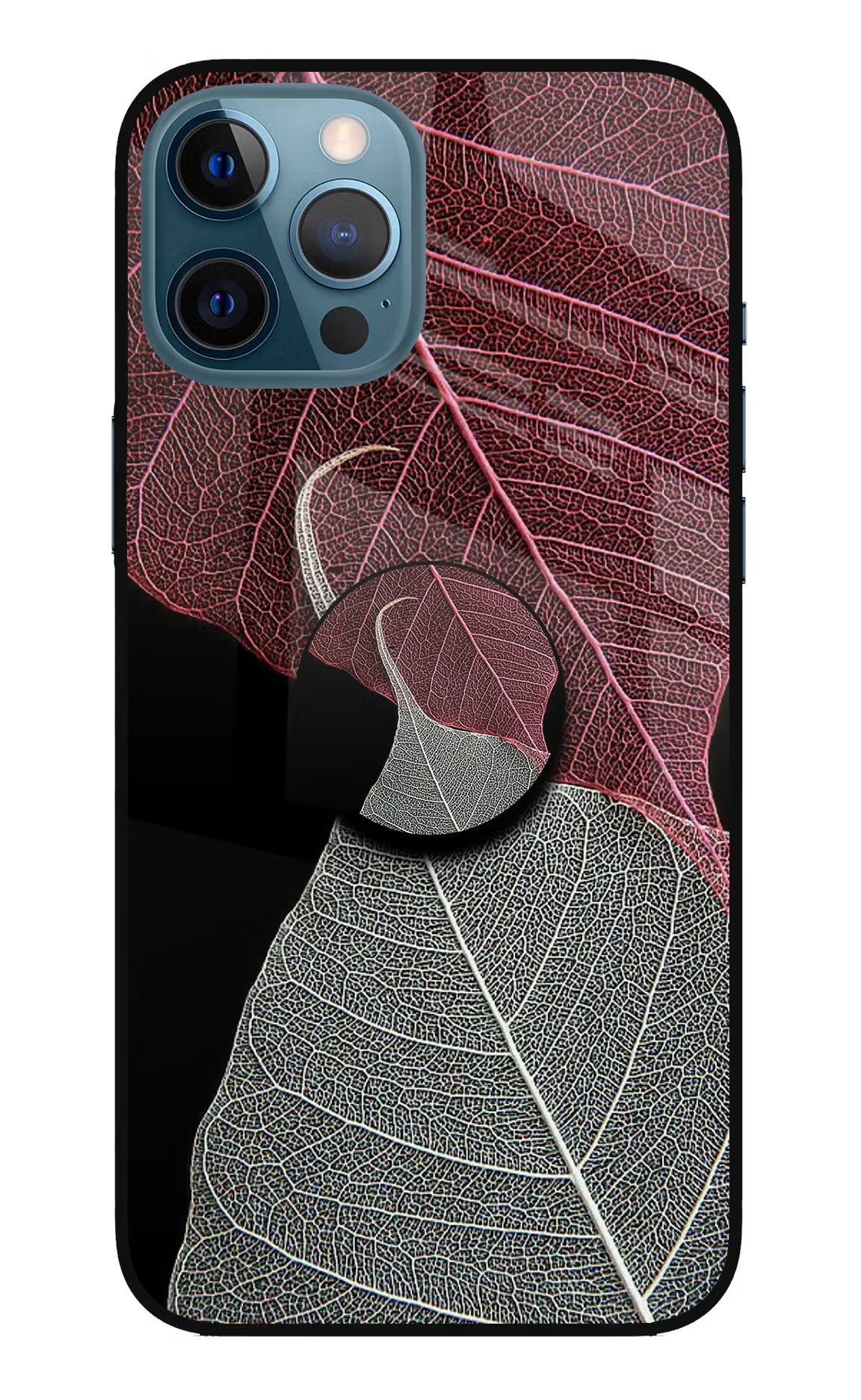 Leaf Pattern iPhone 12 Pro Max Pop Case by Casekaro