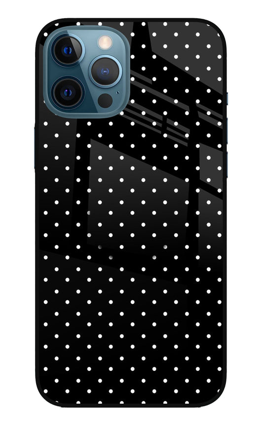 White Dots iPhone 12 Pro Max Glass Case