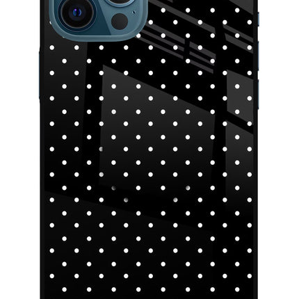 White Dots iPhone 12 Pro Max Glass Case