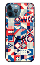 Colorful Pattern iPhone 12 Pro Max Glass Case