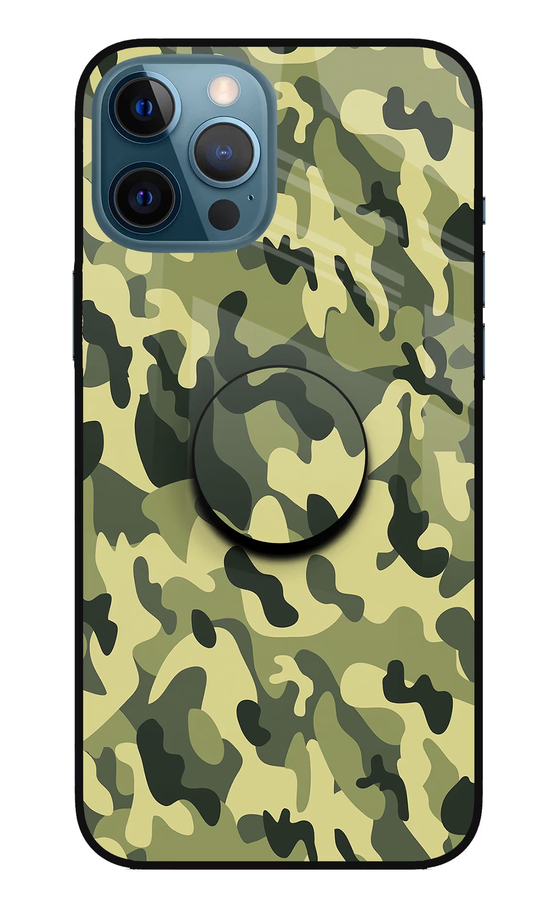 Camouflage iPhone 12 Pro Max Pop Case by Casekaro