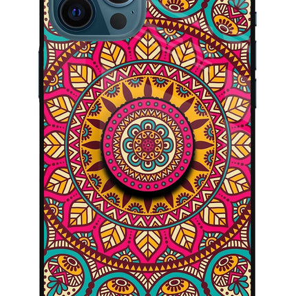 Mandala iPhone 12 Pro Max Glass Case