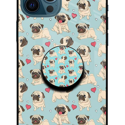 Pug Dog iPhone 12 Pro Max Glass Case