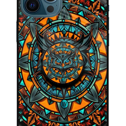 Angry Owl iPhone 12 Pro Max Glass Case