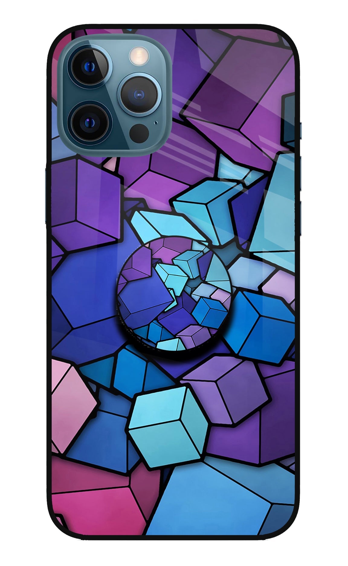 Cubic Abstract iPhone 12 Pro Max Pop Case