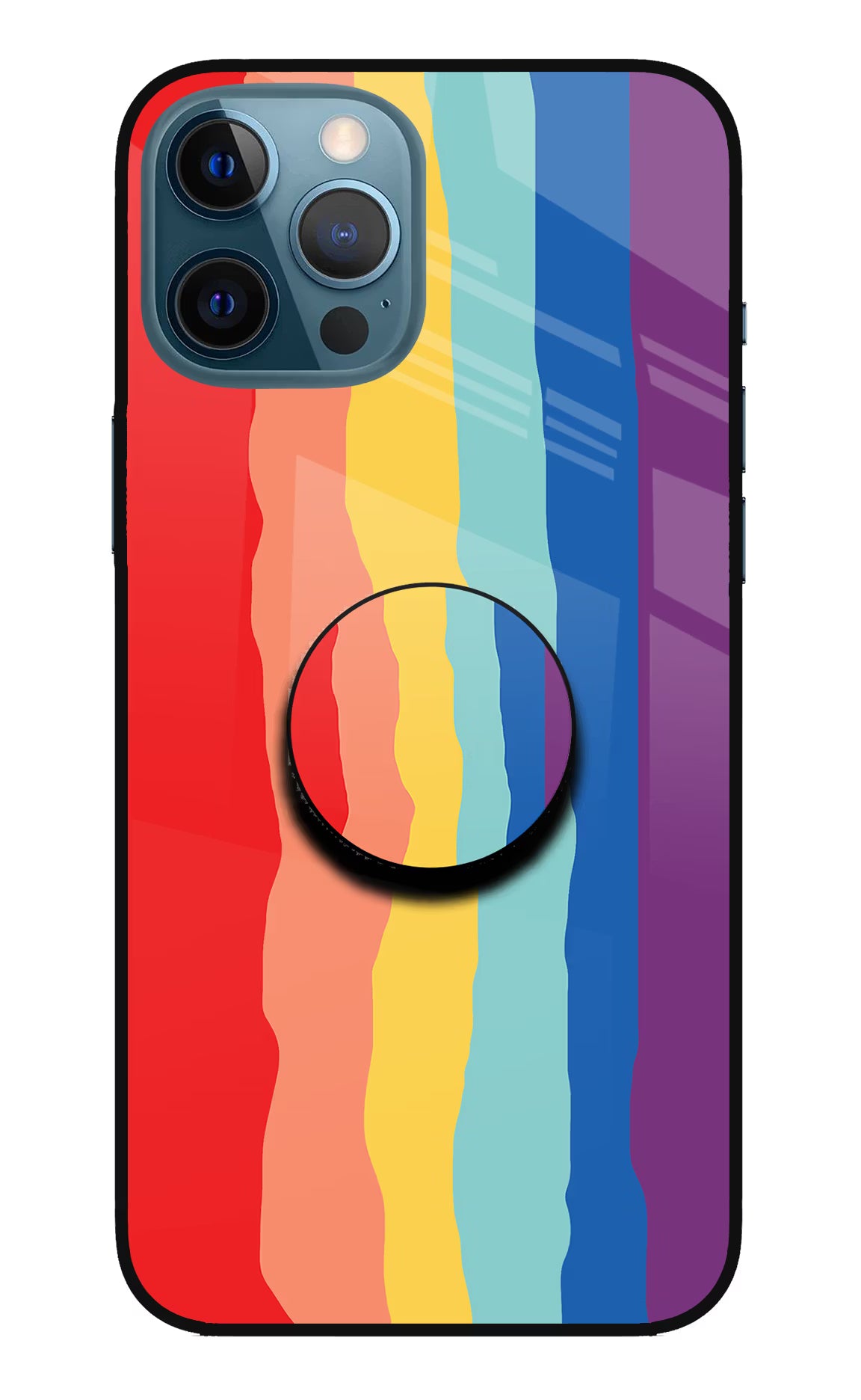 Rainbow iPhone 12 Pro Max Pop Case by Casekaro