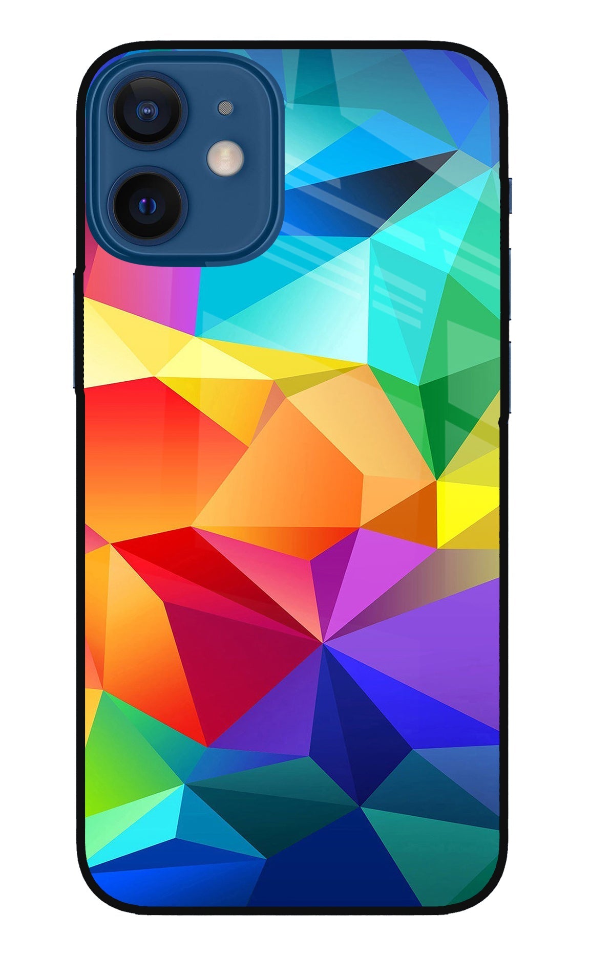 Abstract Pattern iPhone 12 Mini Glass Case