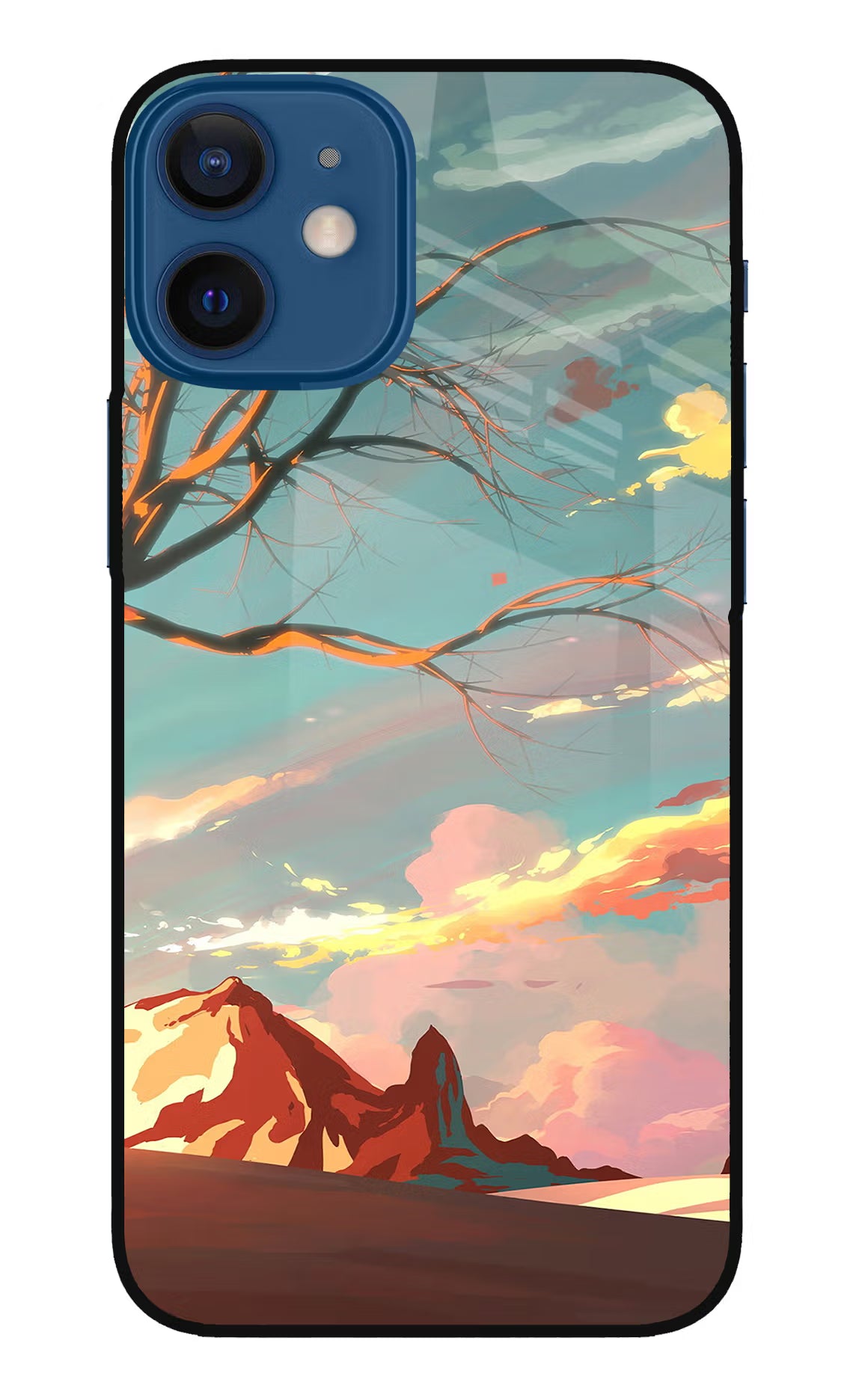 Scenery iPhone 12 Mini Glass Case Back Cover by Casekaro