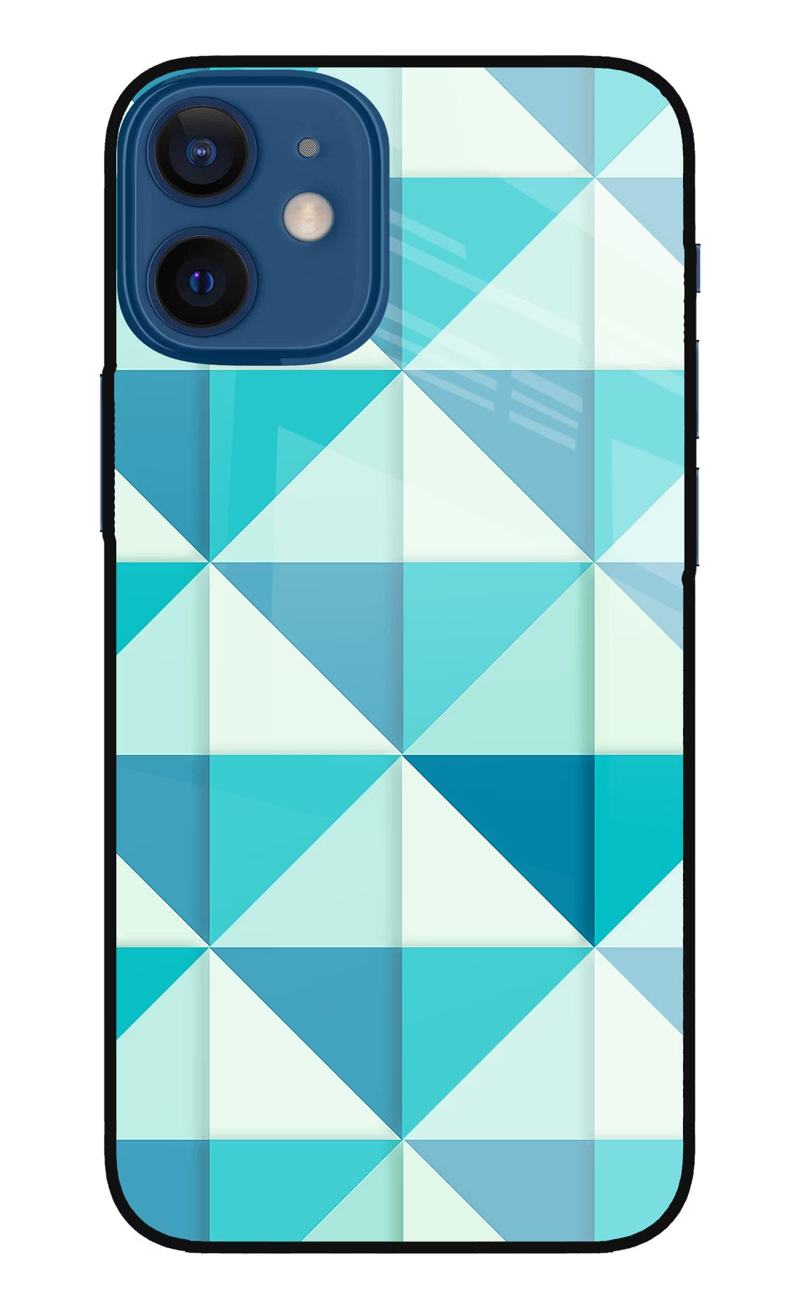 Abstract iPhone 12 Mini Glass Case Back Cover by Casekaro