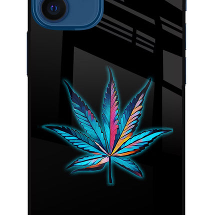Weed iPhone 12 Mini Glass Case Back Cover by Casekaro