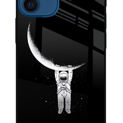 Moon Space iPhone 12 Mini Glass Case