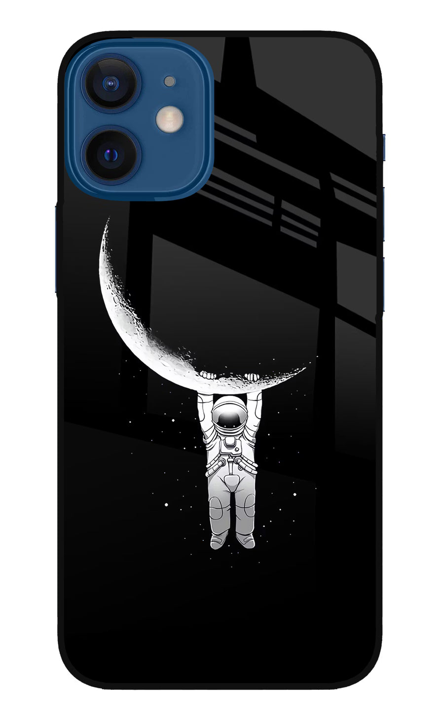 Moon Space iPhone 12 Mini Back Cover, Metal case