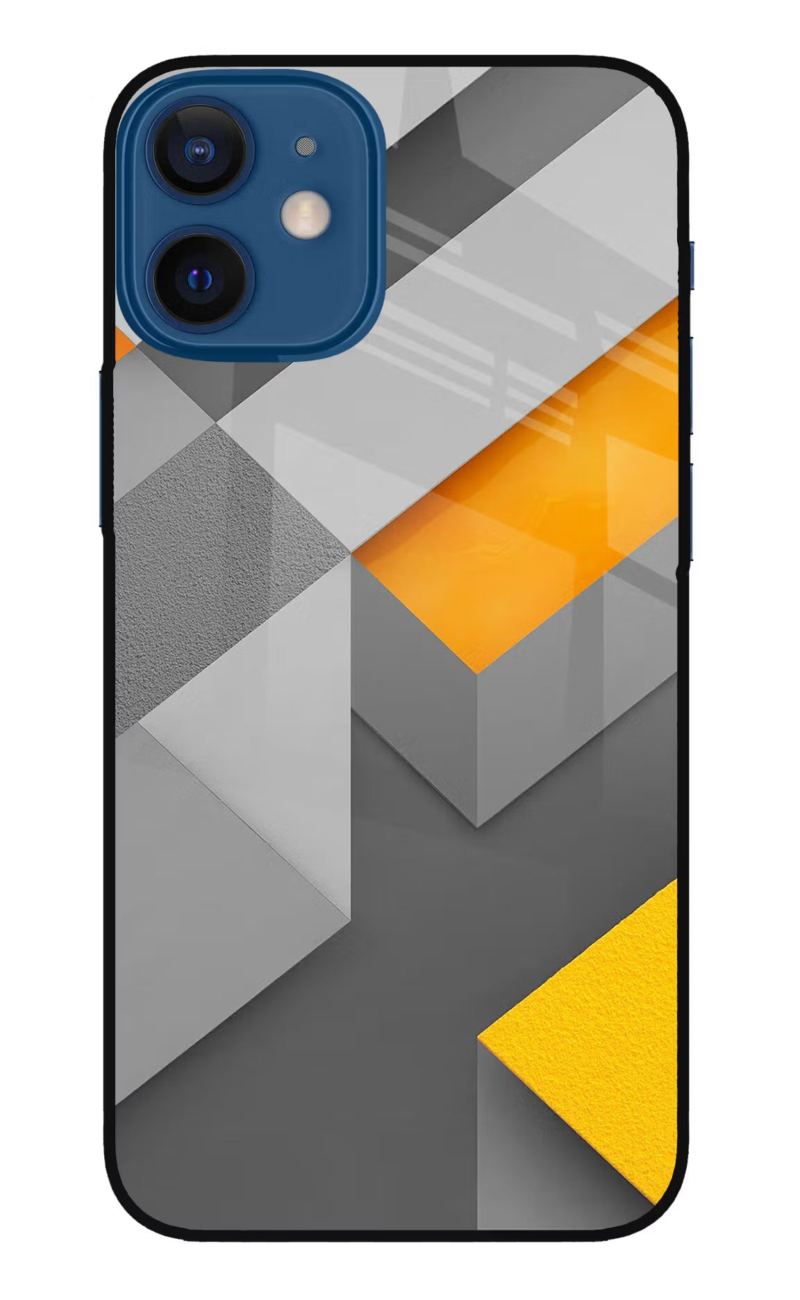 Abstract iPhone 12 Mini Glass Case Back Cover by Casekaro