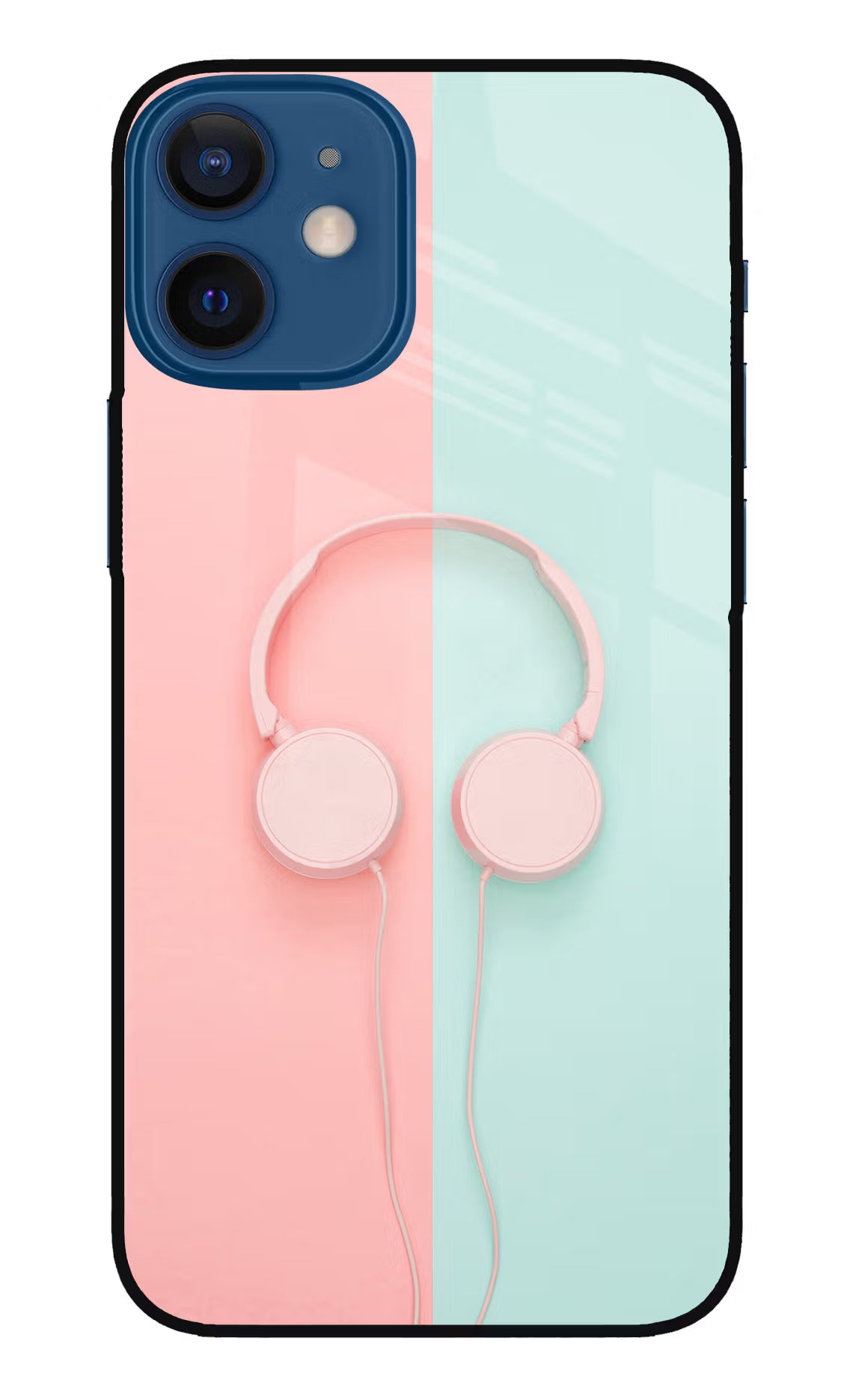 Music Lover iPhone 12 Mini Glass Case Back Cover by Casekaro