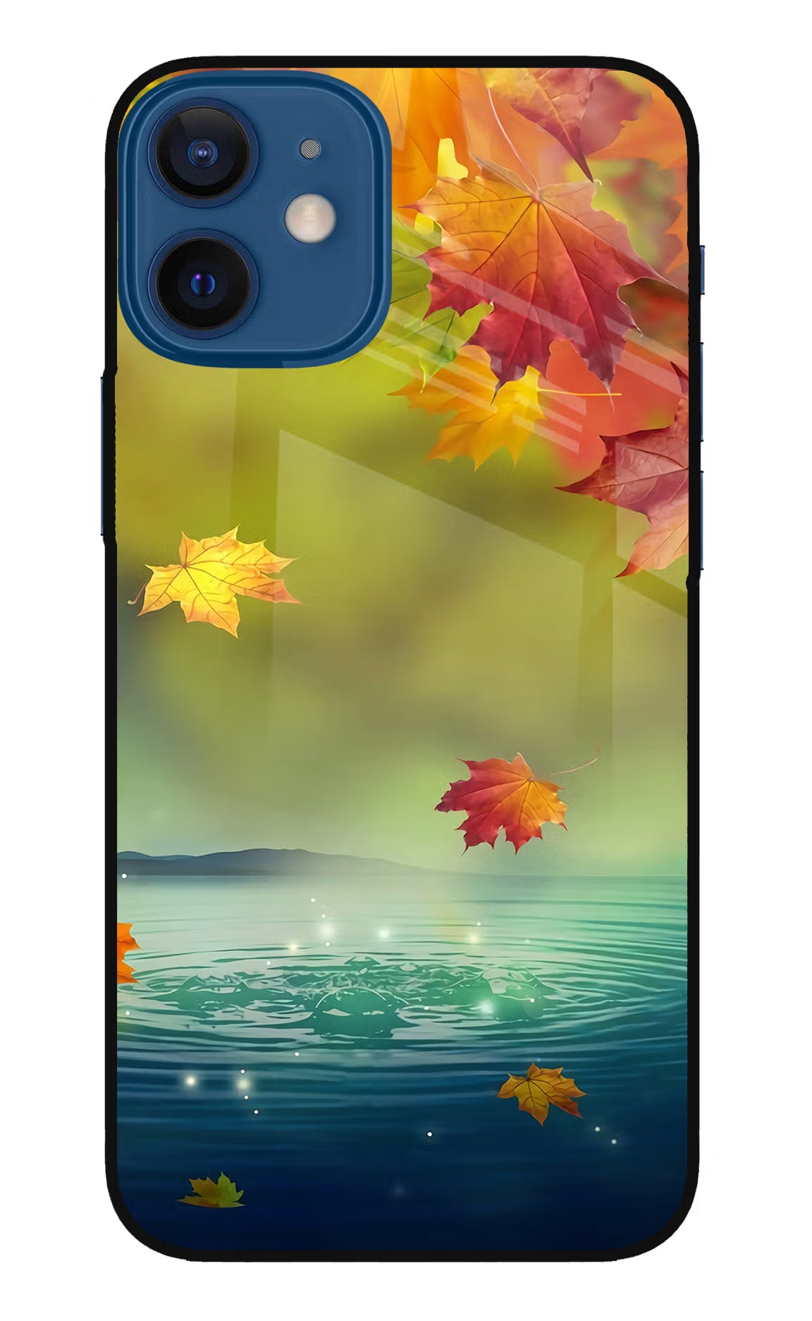 Flowers iPhone 12 Mini Glass Case Back Cover by Casekaro