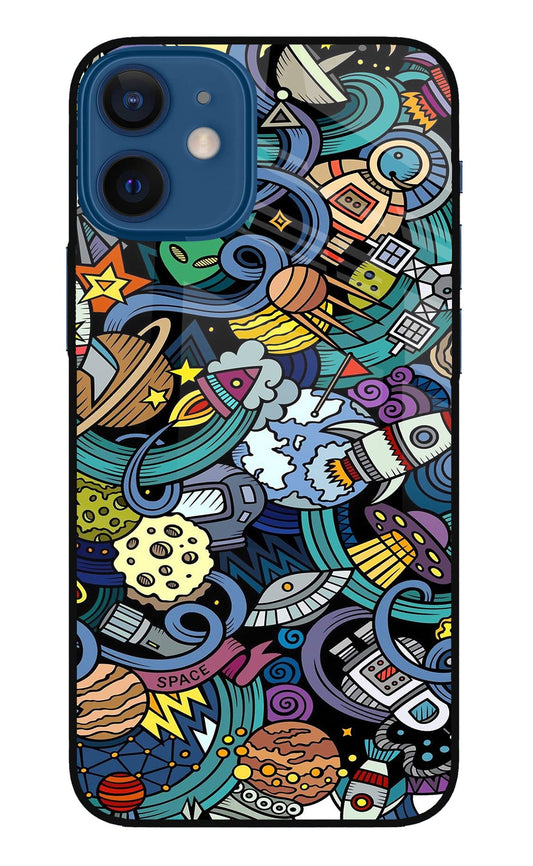 Space Abstract iPhone 12 Mini Glass Case