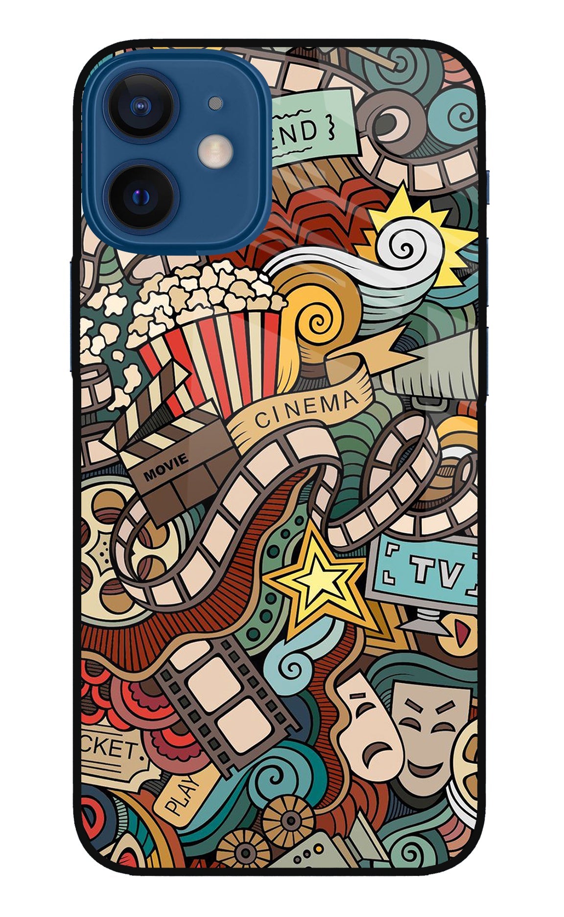 Cinema Abstract iPhone 12 Mini Back Cover