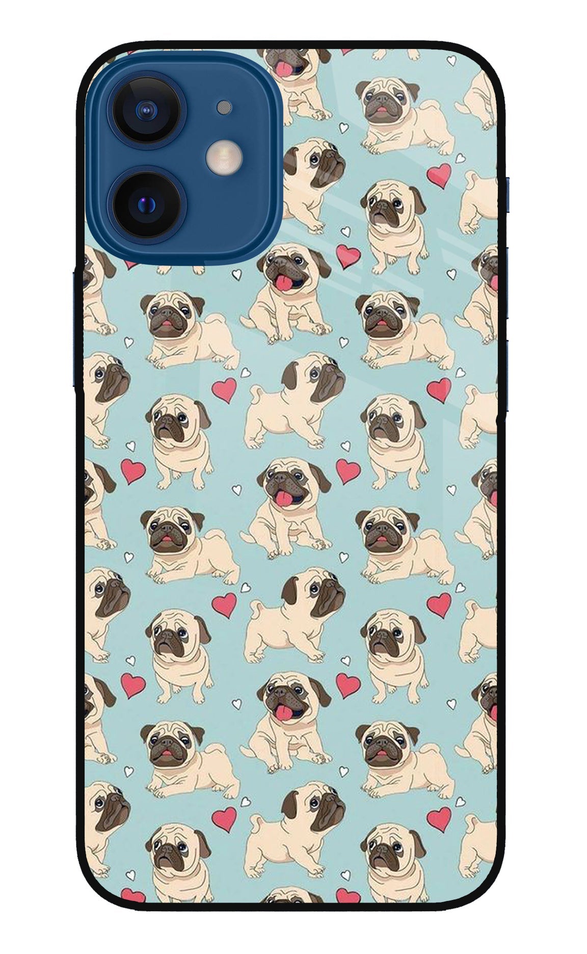 Pug Dog iPhone 12 Mini Back Cover