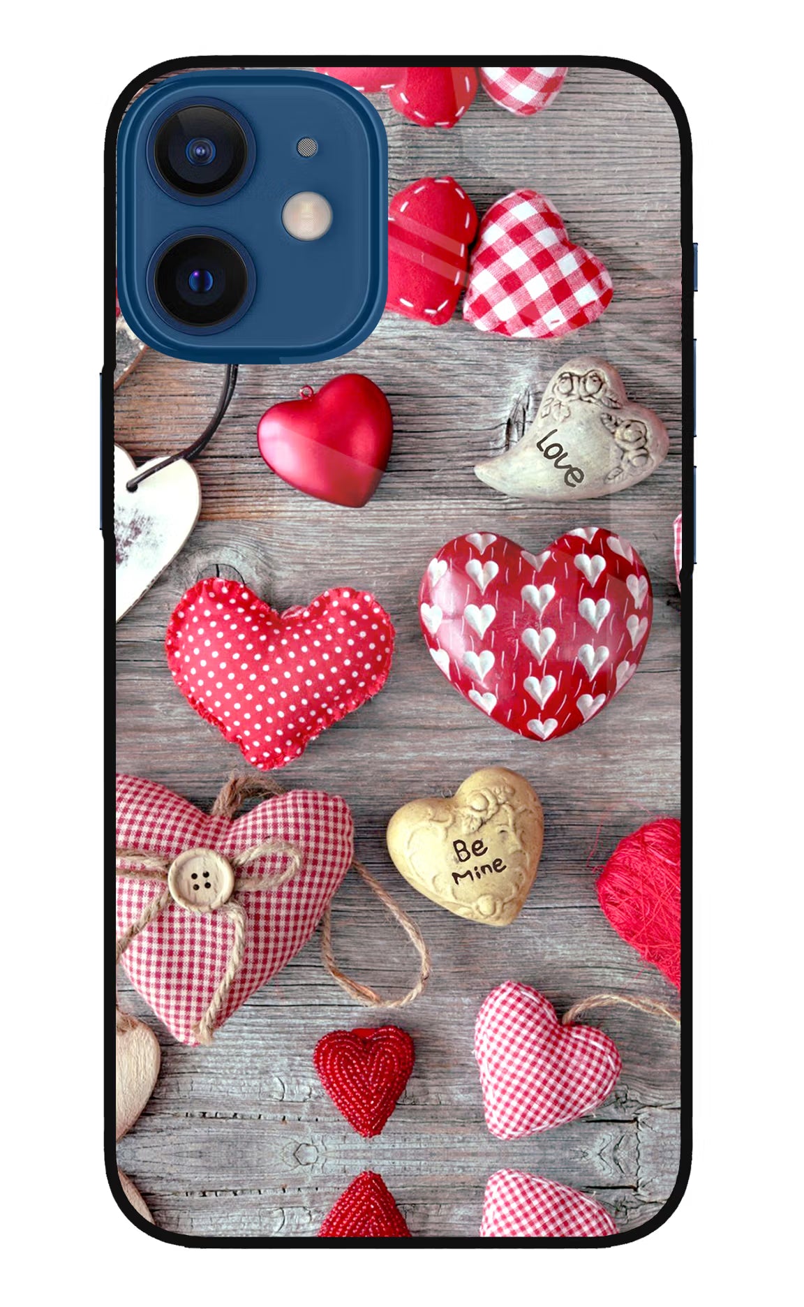 Love Wallpaper iPhone 12 Mini Glass Case Back Cover by Casekaro