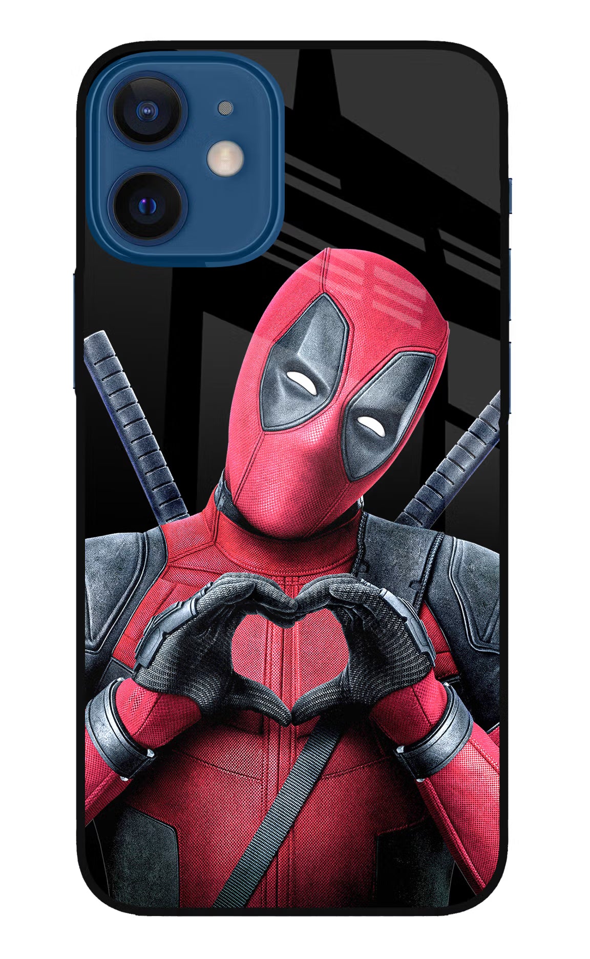 Deadpool iPhone 12 Mini Glass Case Back Cover by Casekaro