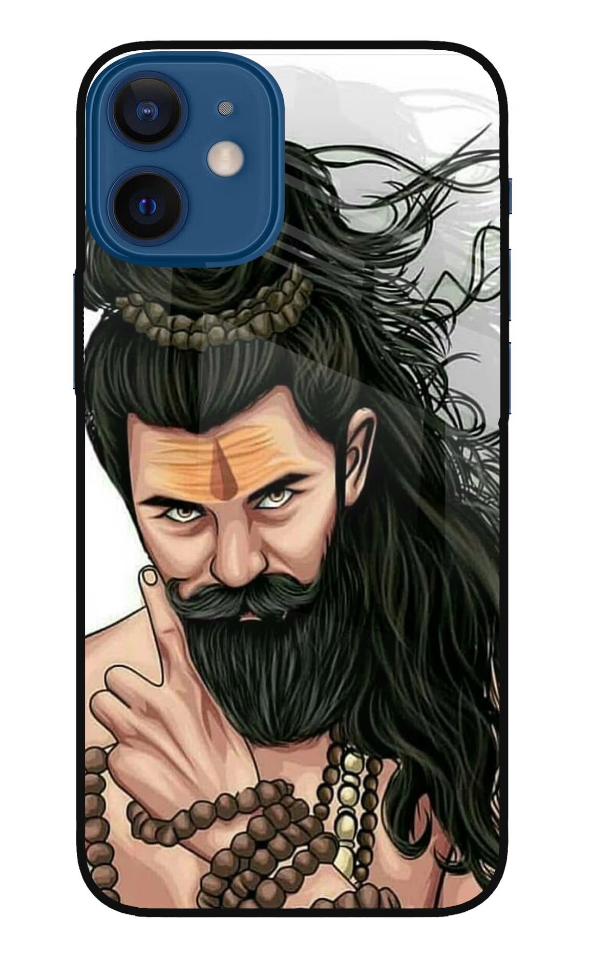 Mahadev iPhone 12 Mini Glass Case Back Cover by Casekaro