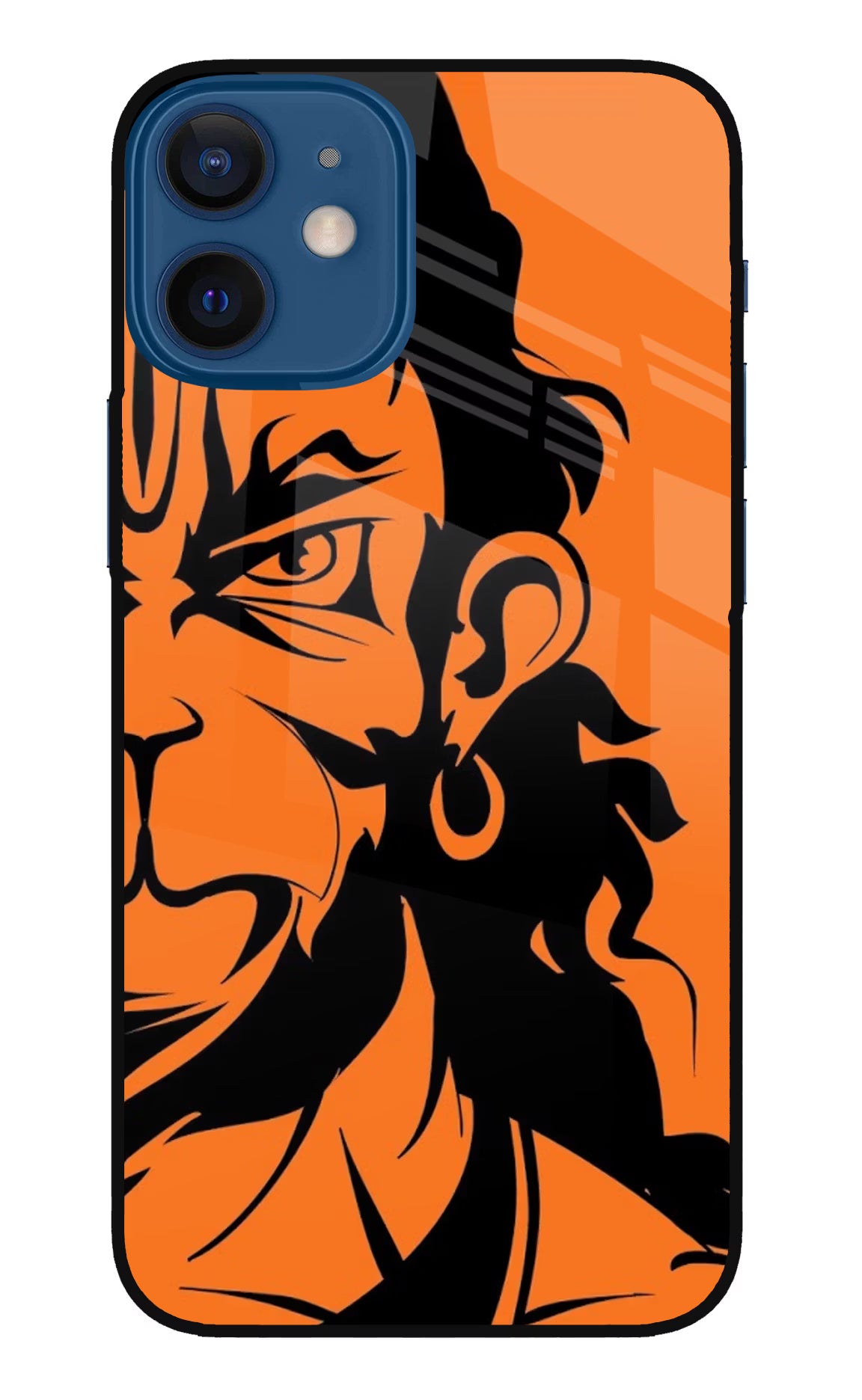 Hanuman iPhone 12 Mini Glass Case Back Cover by Casekaro