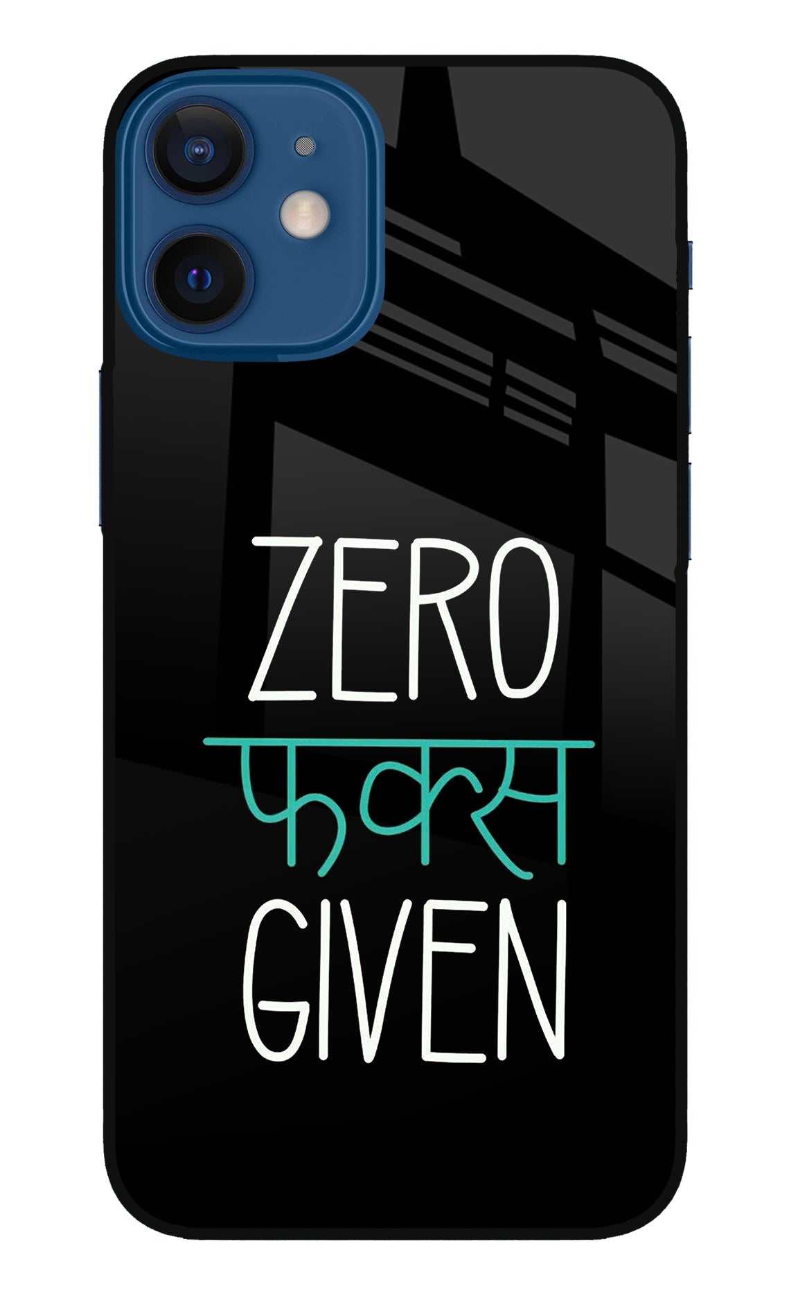 Zero Fucks Given iPhone 12 Mini Back Cover