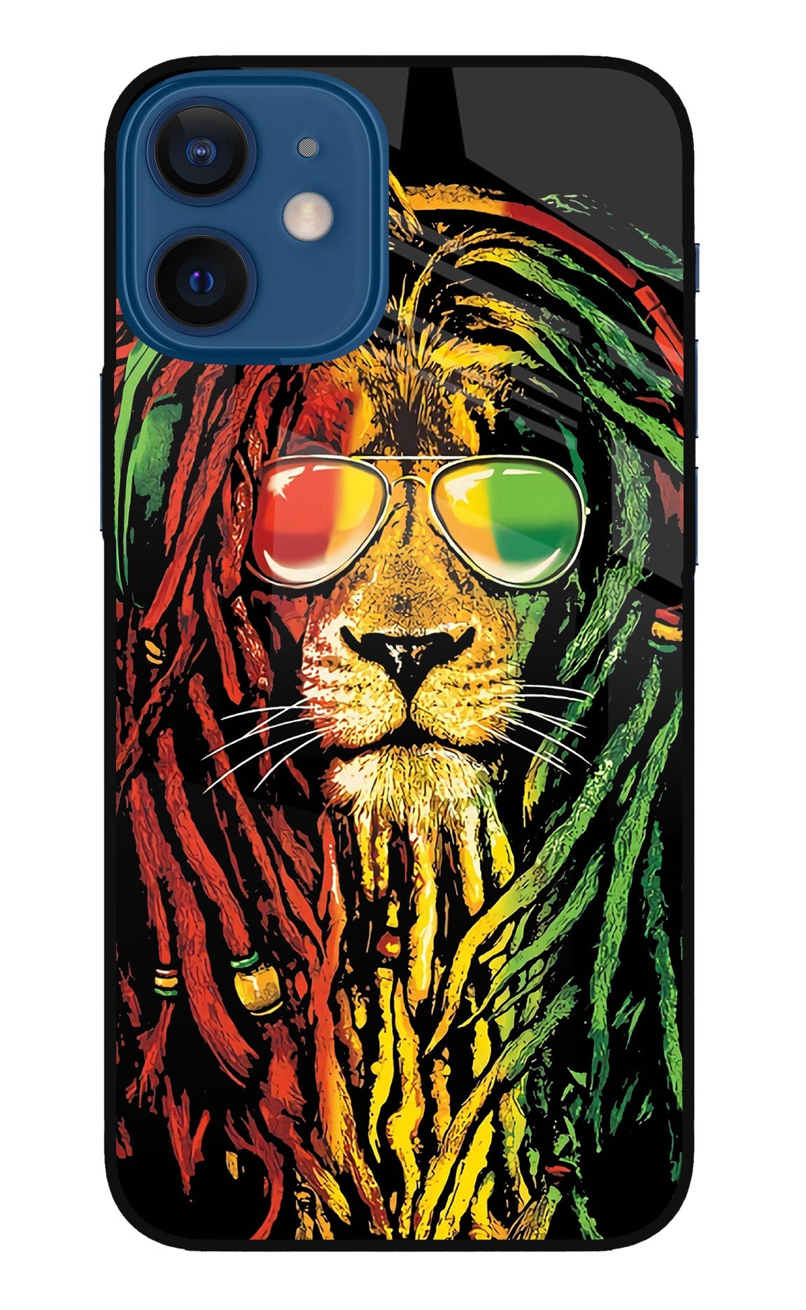 Rasta Lion iPhone 12 Mini Back Cover