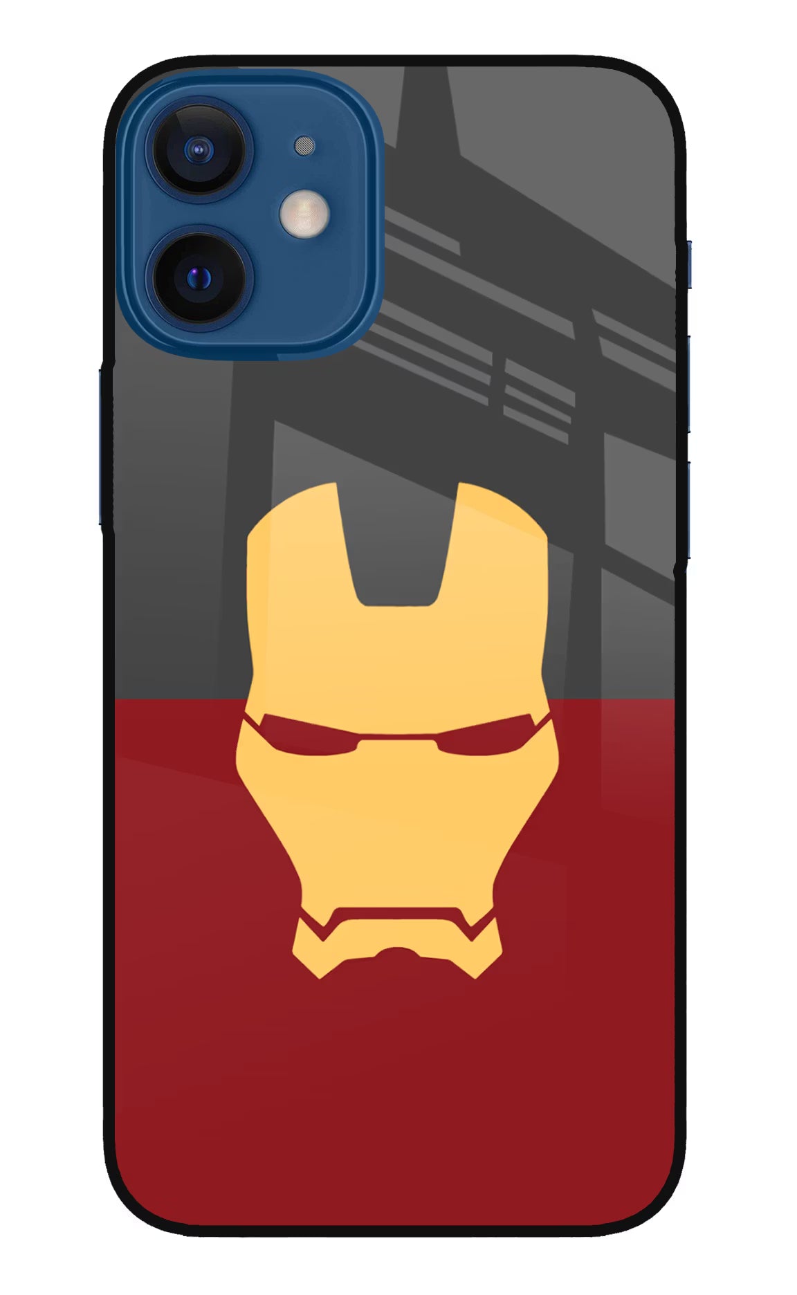 Ironman iPhone 12 Mini Glass Case Back Cover by Casekaro
