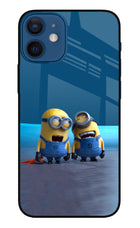 Minion Laughing iPhone 12 Mini Glass Case