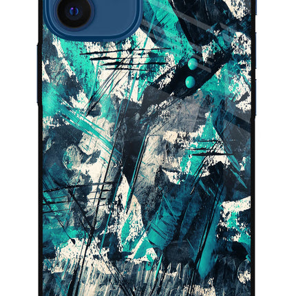 Artwork iPhone 12 Mini Glass Case Back Cover by Casekaro