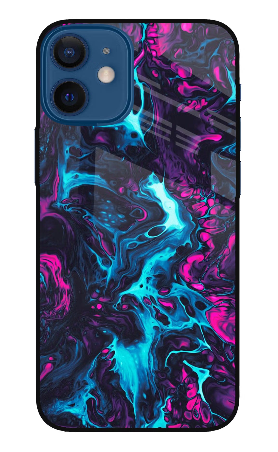 Abstract iPhone 12 Mini Glass Case Back Cover by Casekaro