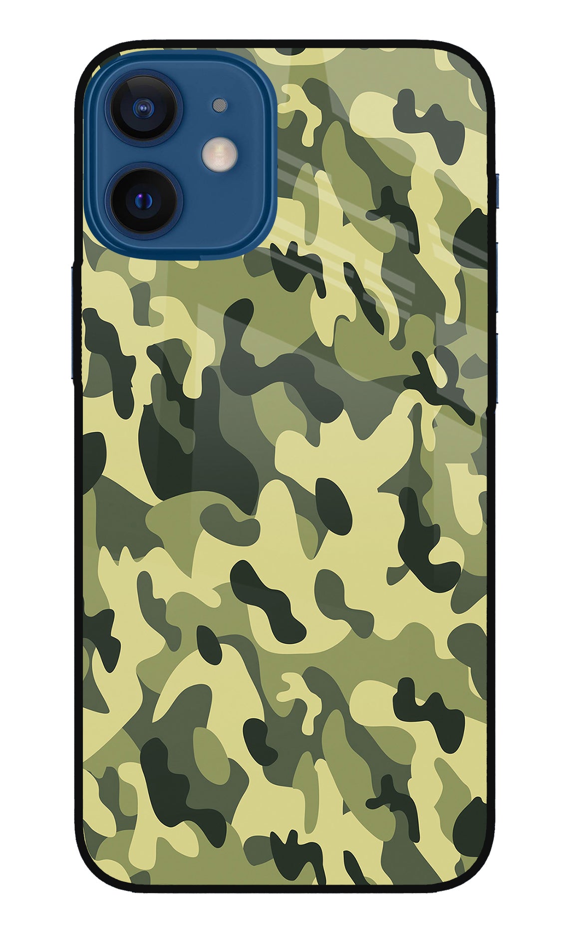 Camouflage iPhone 12 Mini Glass Case