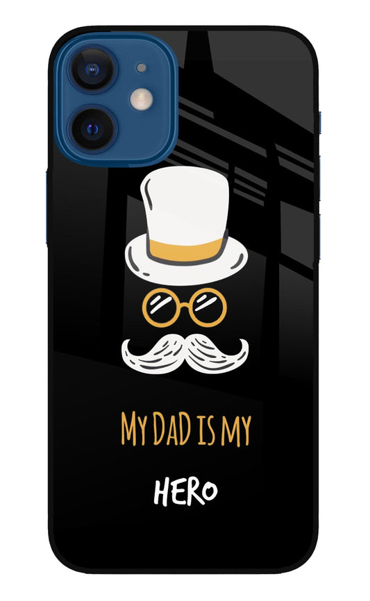 My Dad Is My Hero iPhone 12 Mini Glass Case