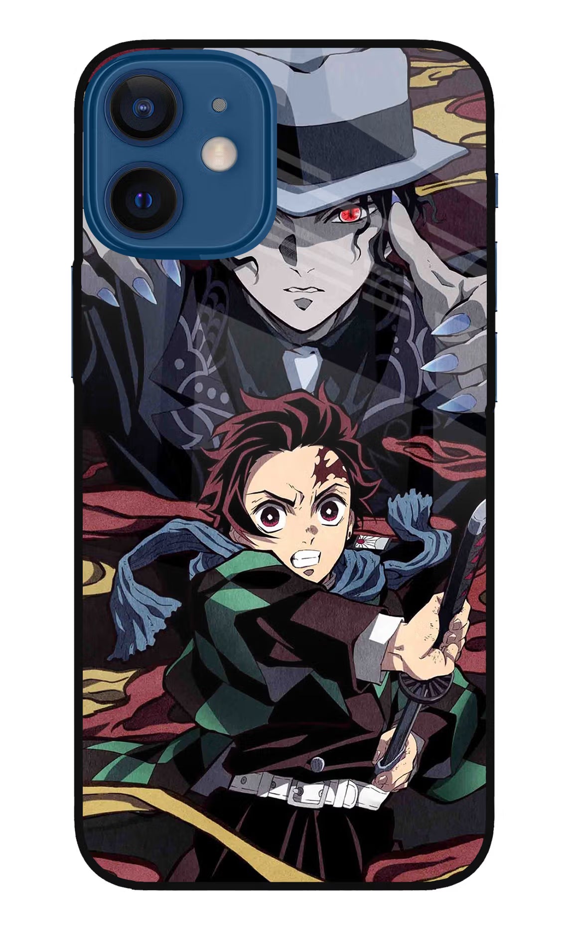 Demon Slayer iPhone 12 Mini Glass Case Back Cover by Casekaro