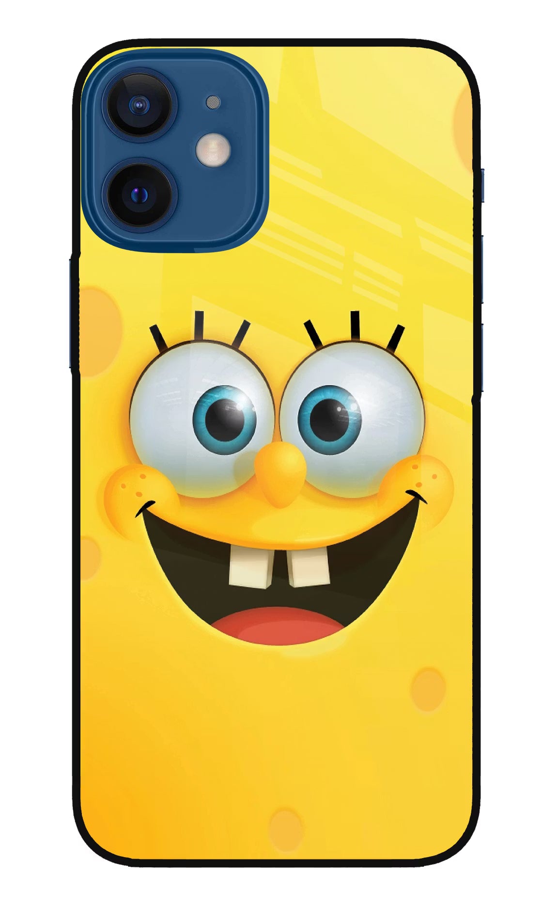 Sponge 1 iPhone 12 Mini Glass Case Back Cover by Casekaro