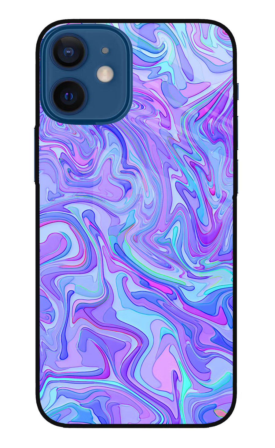 Glitter iPhone 12 Mini Back Cover, Metal case