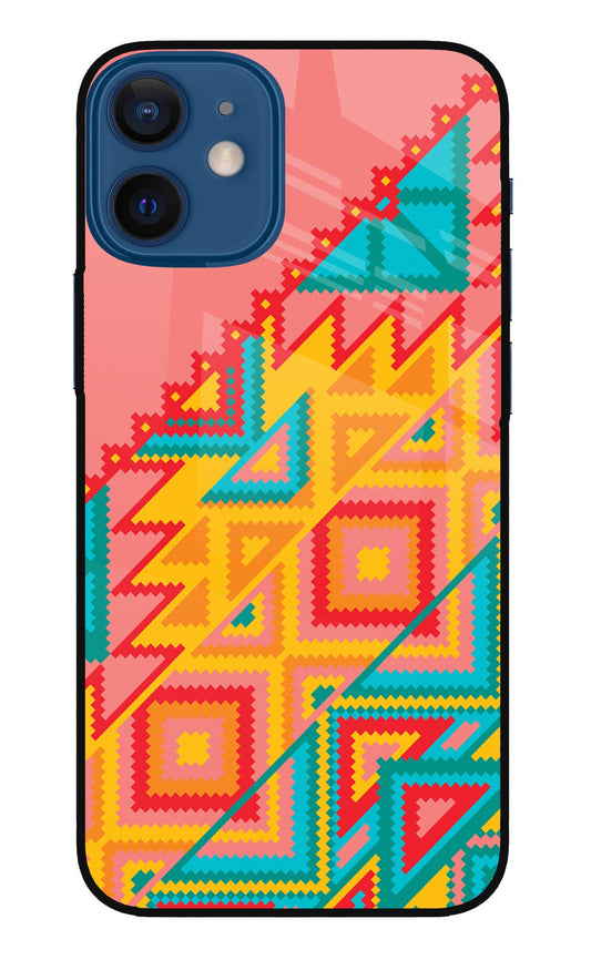 Aztec Tribal iPhone 12 Mini Glass Case