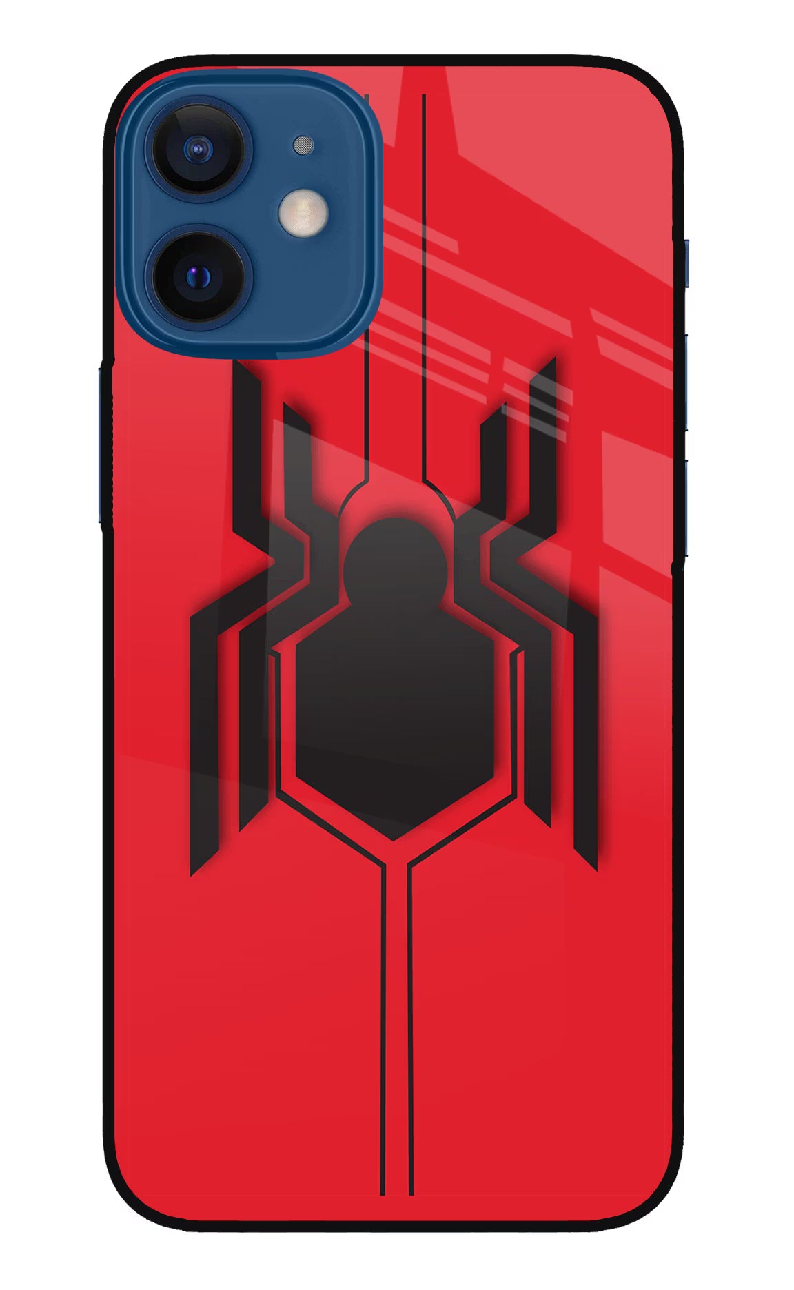 Spider iPhone 12 Mini Glass Case Back Cover by Casekaro