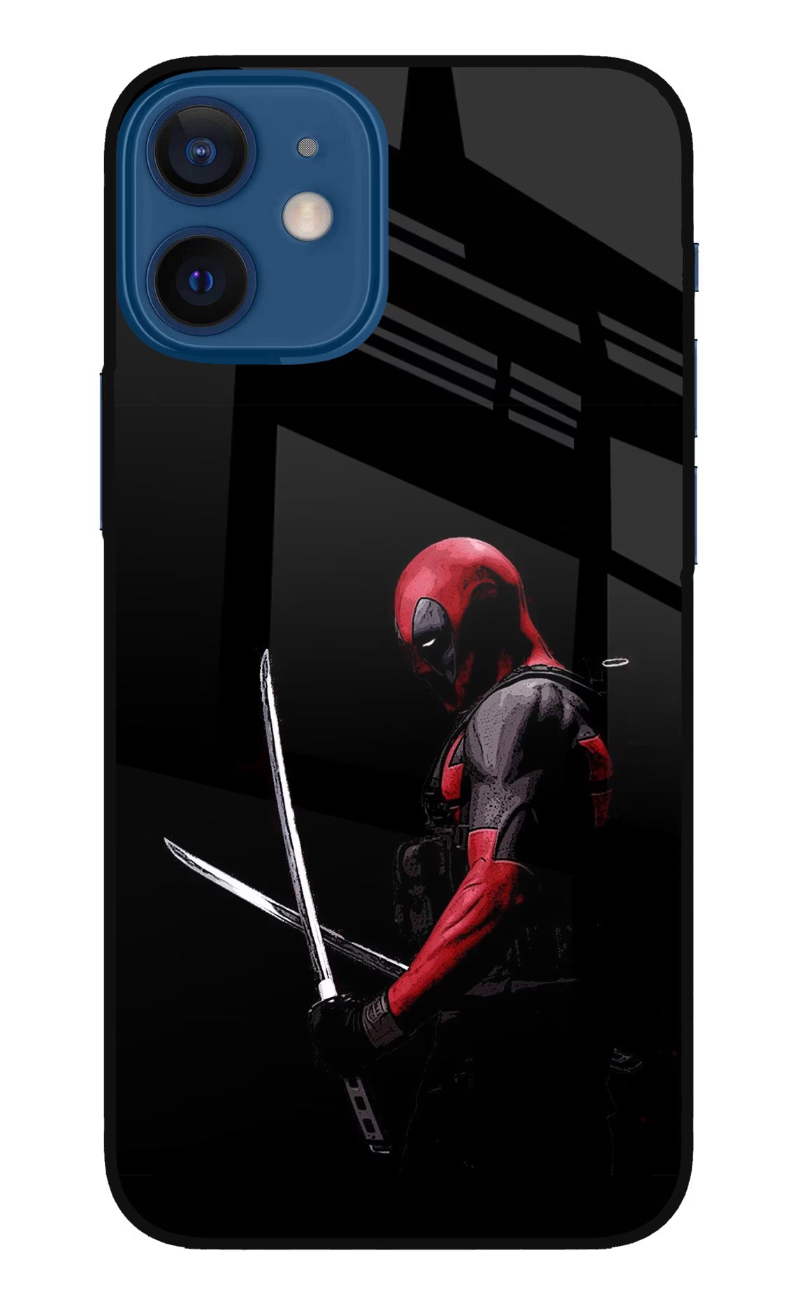 Deadpool iPhone 12 Mini Glass Case Back Cover by Casekaro