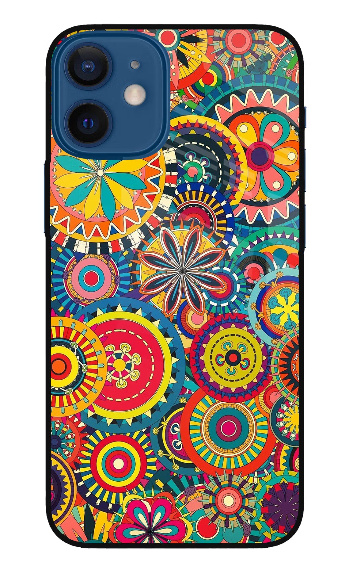 Gol Gol Art iPhone 12 Mini Glass Case Back Cover by Casekaro