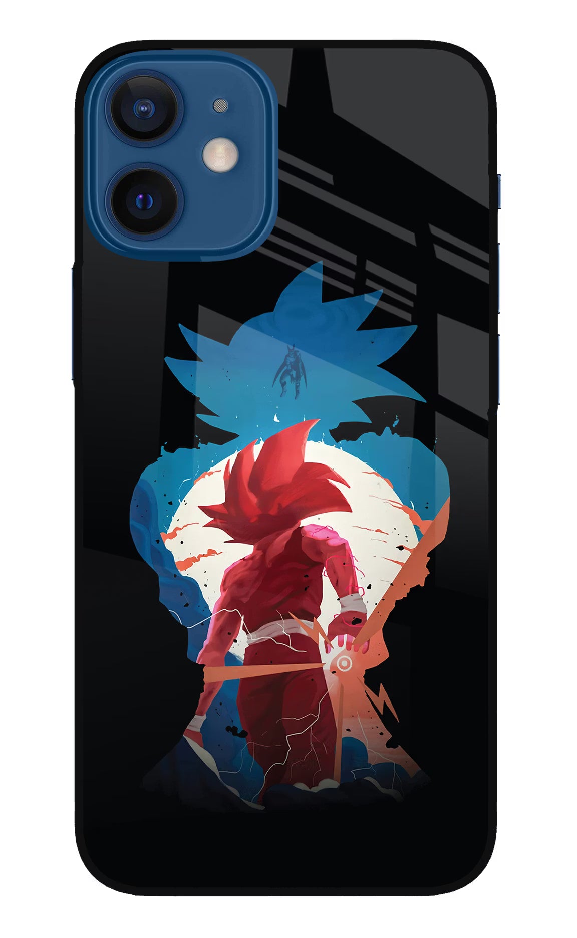 Goku iPhone 12 Mini Glass Case Back Cover by Casekaro