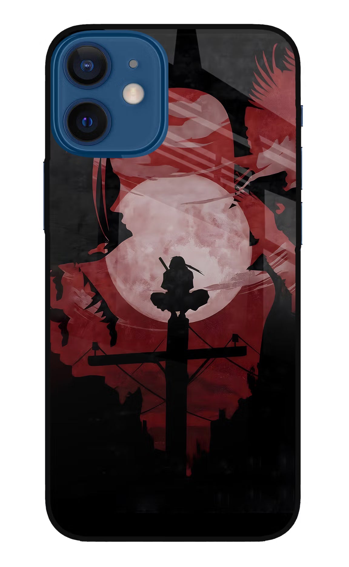 Naruto Anime iPhone 12 Mini Glass Case Back Cover by Casekaro