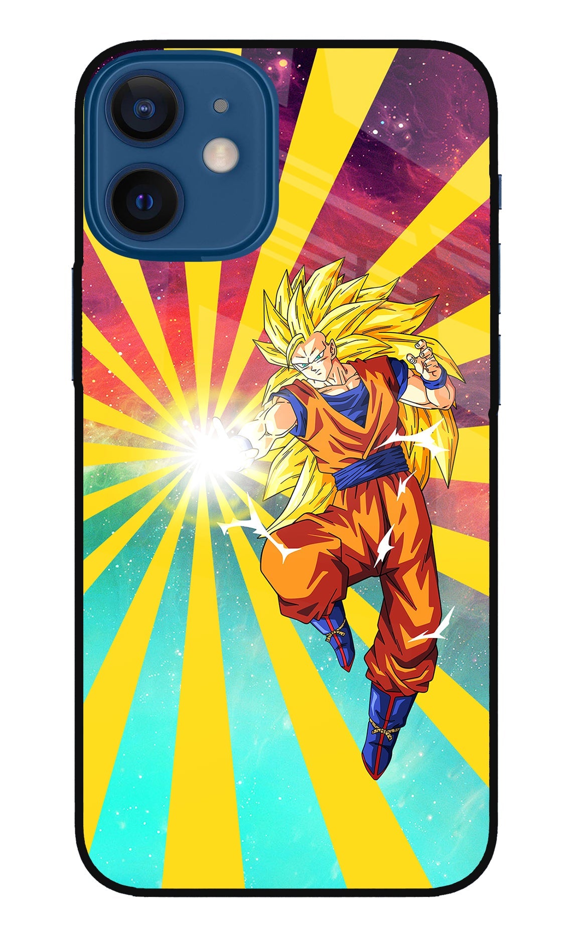 Goku Super Saiyan iPhone 12 Mini Glass Case