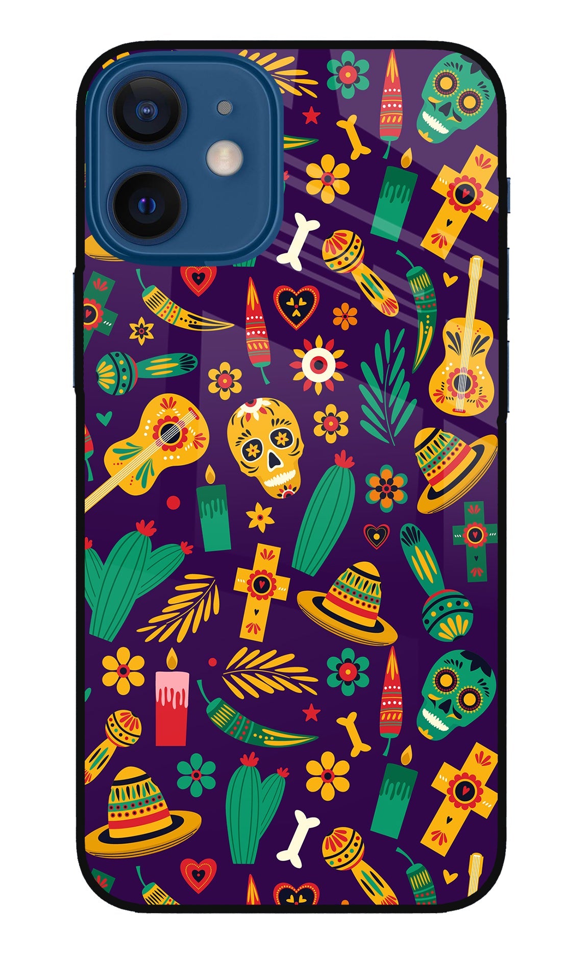 Mexican Artwork iPhone 12 Mini Back Cover