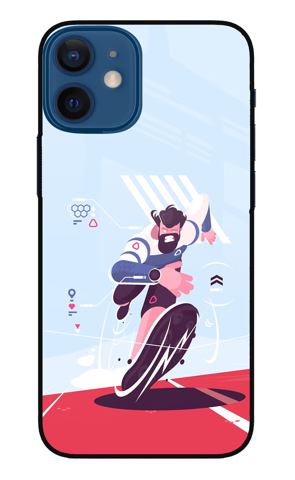 Run Pro iPhone 12 Mini Glass Case