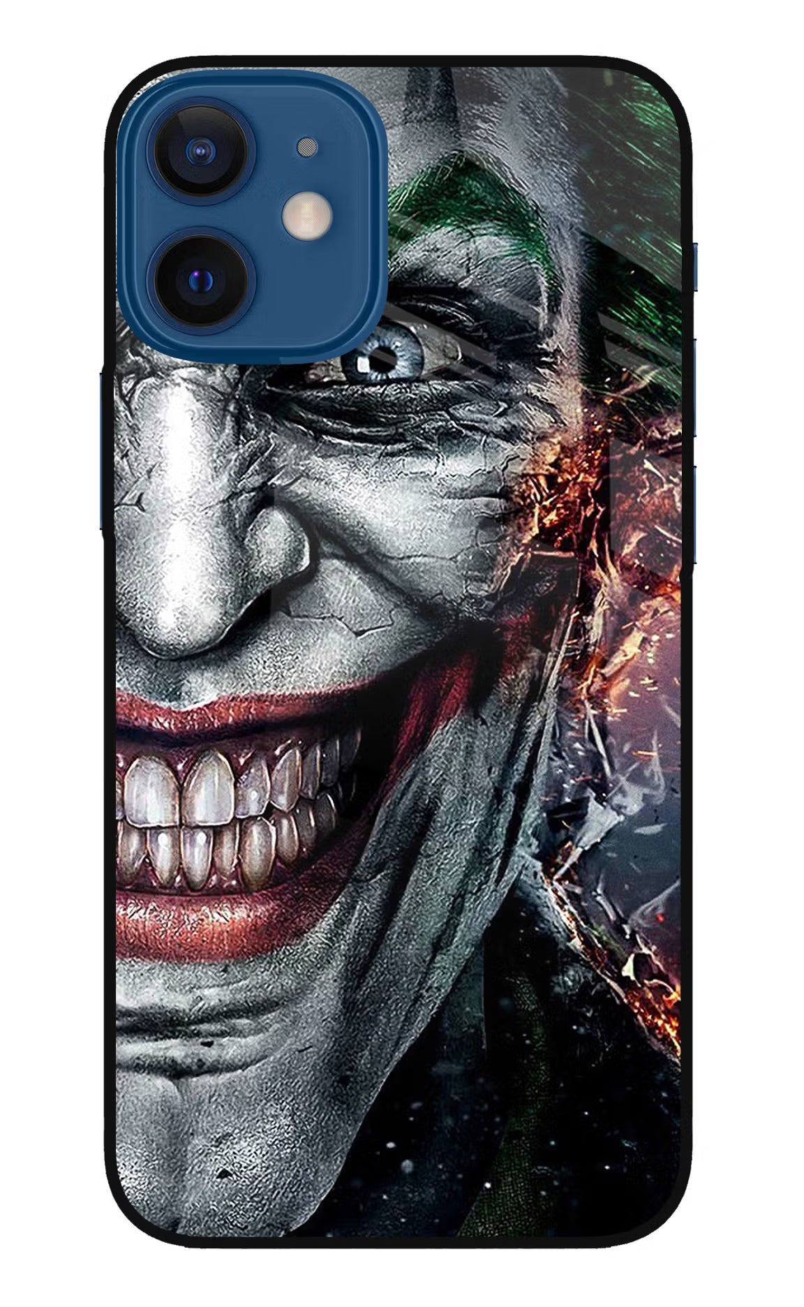 Joker Cam iPhone 12 Mini Glass Case Back Cover by Casekaro